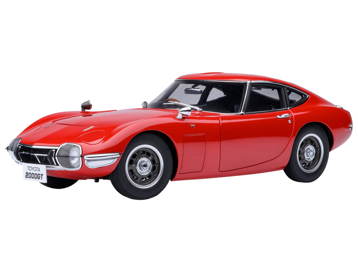 1967 Toyota 2000GT RHD (Right Hand Drive) Red 1/18 Model Car by Autoart