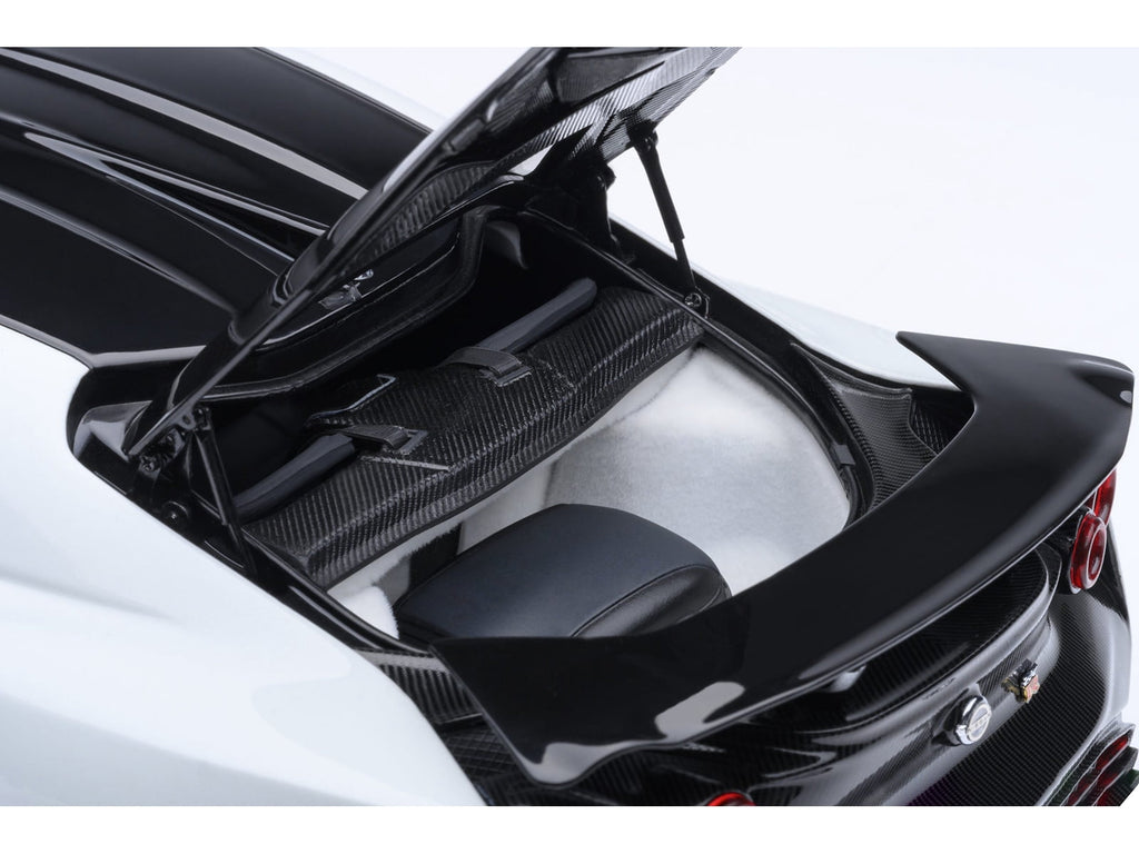Nissan GT-R50 By ItalDesign Black and White Metallic 1/18 Model Car by Autoart