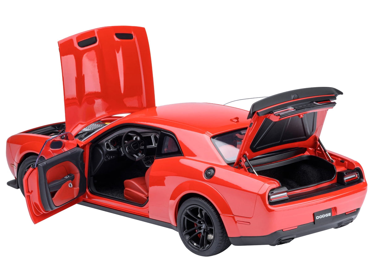 2022 Dodge Challenger SRT Jailbreak Torred with Red Interior 1/18 Model Car by Autoart
