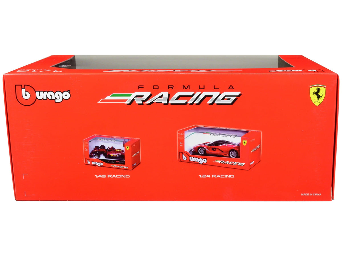 Ferrari SF-23 #55 Carlos Sainz Formula One World Championship (2023) "Formula Racing" Series 1/18 Diecast Model Car by Bburago