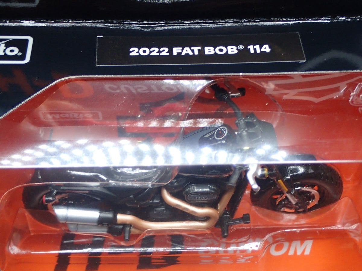 2022 FAT BOB 114 HARLEY DAVIDSON MOTORCYCLE MAISTO SERIES 43 1/18 DIECAST MODEL