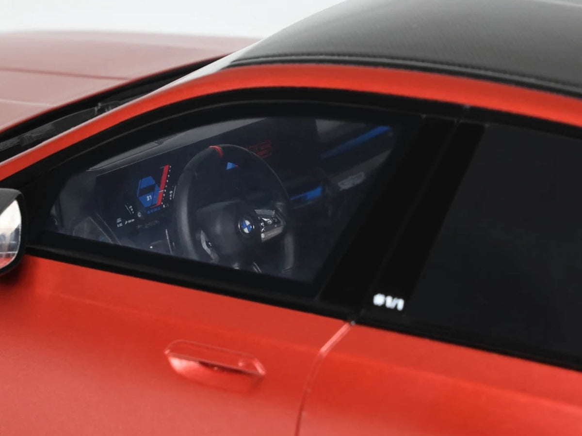 2025 BMW M5 (G90) Pebble Beach Edition Fire Orange Metallic with Black Top 1/18 Model Car by GT Spirit