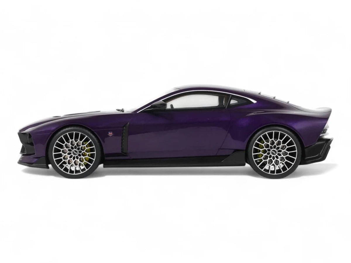 2023 Aston Martin Valour Purple Metallic 1/18 Model Car by GT Spirit