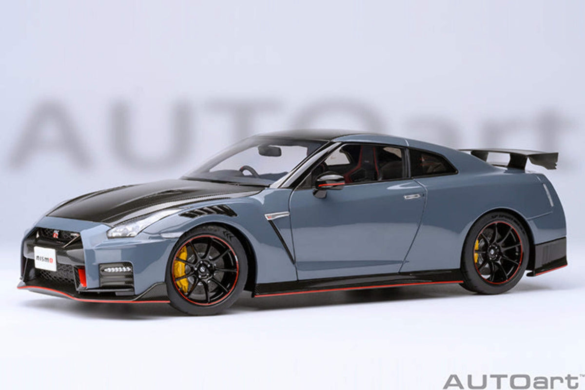 AUTOart 2022 Nissan Skyline GT-R (R35) Nismo Special Edition Nismo Stealth Gray 1:18