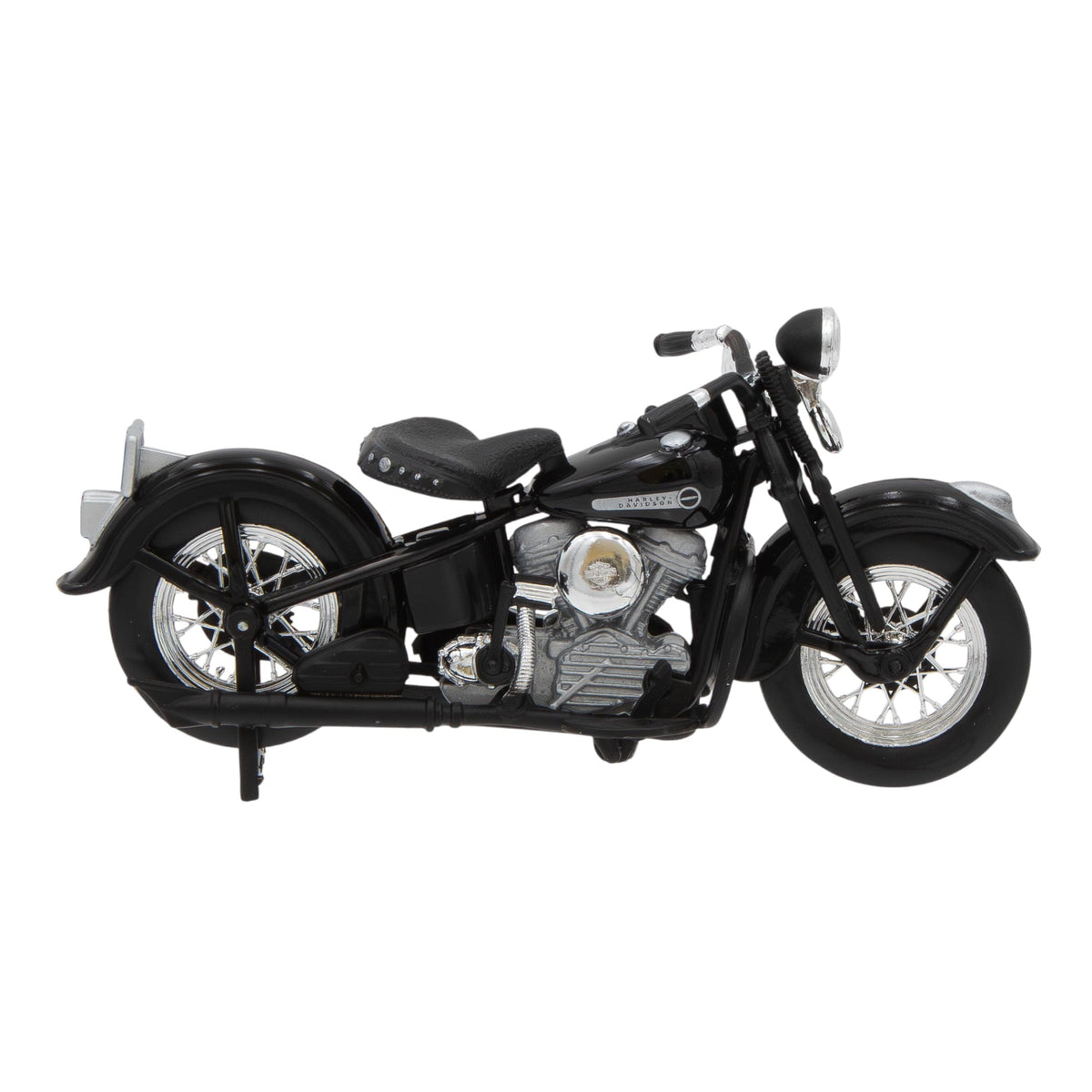 Maisto 1948 Harley-Davidson FL Panhead Motorcycle in Black & Silver 1:18 Diecast