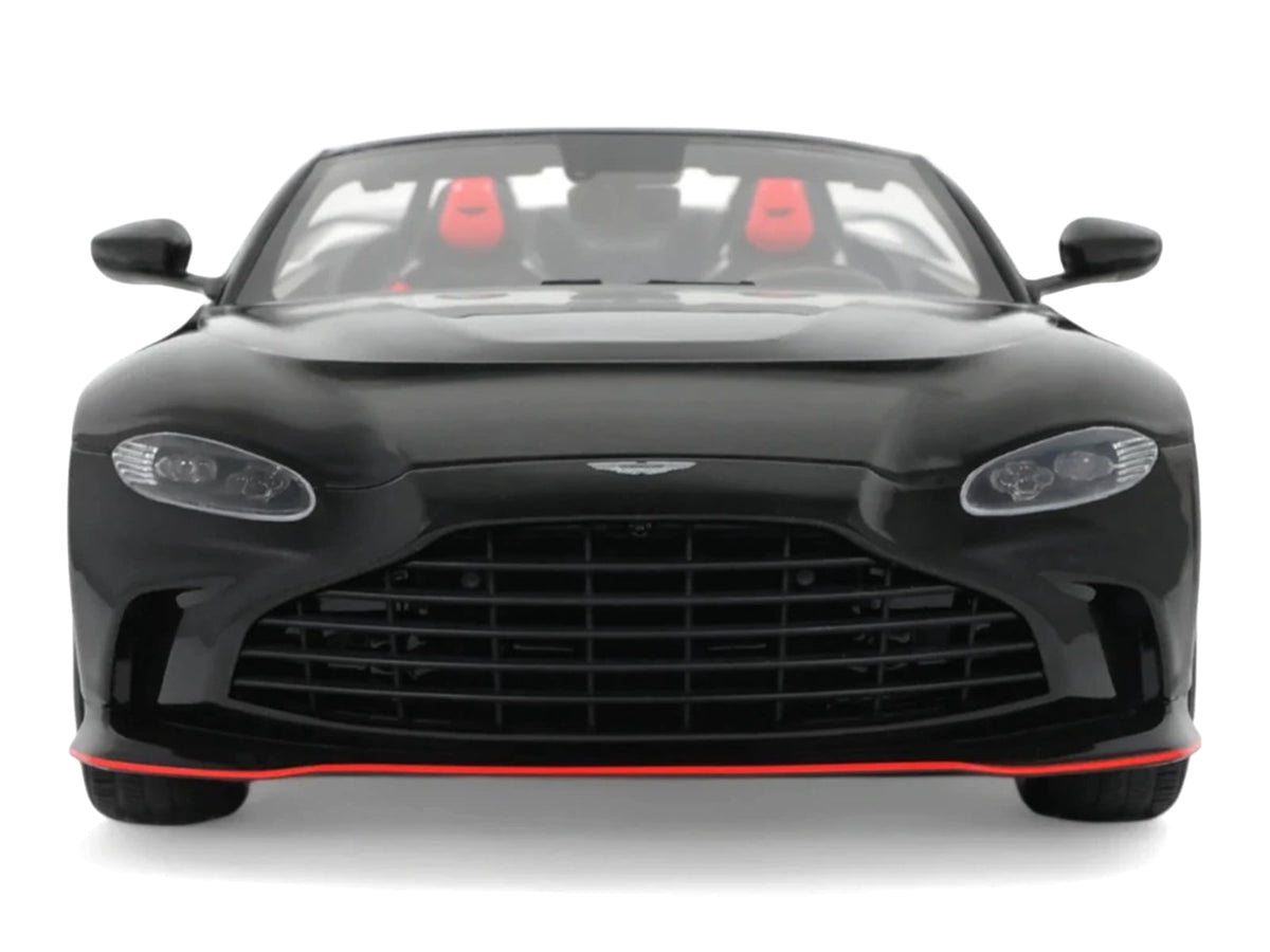 2023 Aston Martin V12 Vantage Roadster Onyx Black 1/18 Model Car by GT Spirit