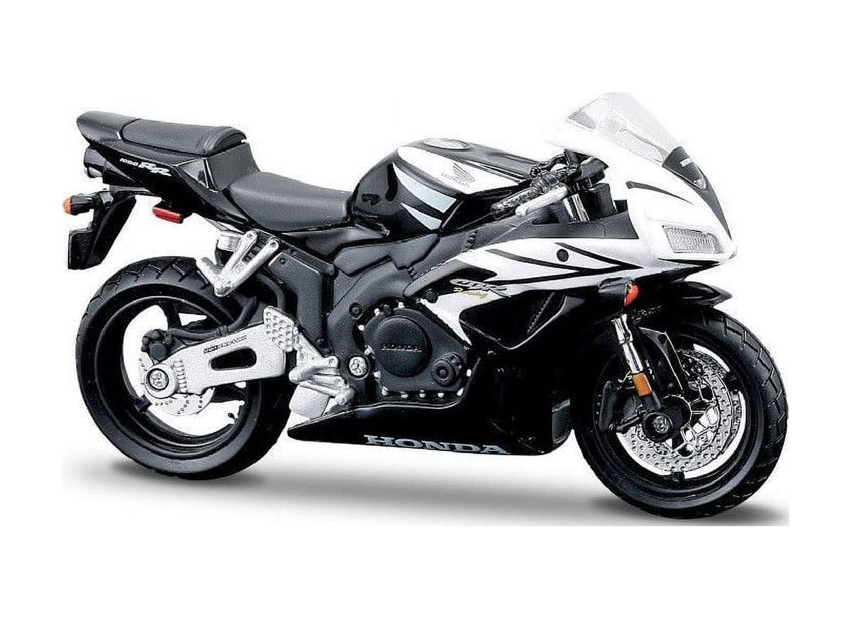 Honda CBR1000RR 1:18 scale Diecast Model Motorcycle in Black and White by Maisto