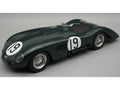 Jaguar C-Type Longtail #19 "24 Hours of Le Mans" (1952) "Mythos Series" with Display Case 1/18 Model Car by Tecnomodel