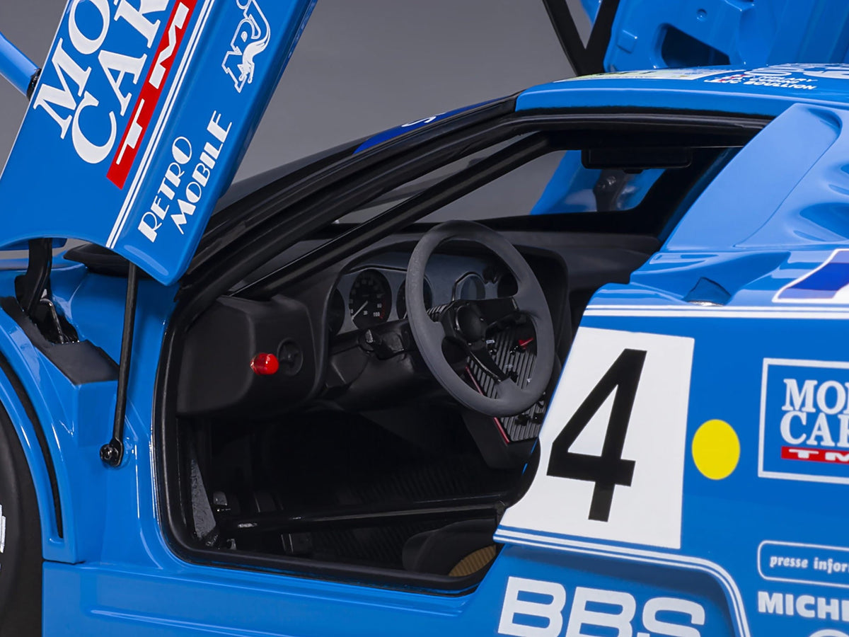 Autoart 89417 1-18 Scale Bugatti Eb110 No.34 Alain Cudini Eric Helary Jean Christophe Boullion 24 Hours of Le Mans Model Car