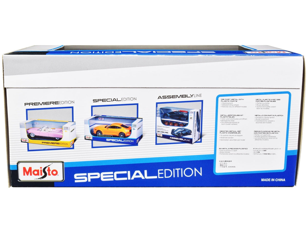 Lamborghini Centenario Orange with Matt Black Top "Special Edition" 1/18 Diecast Model Car by Maisto