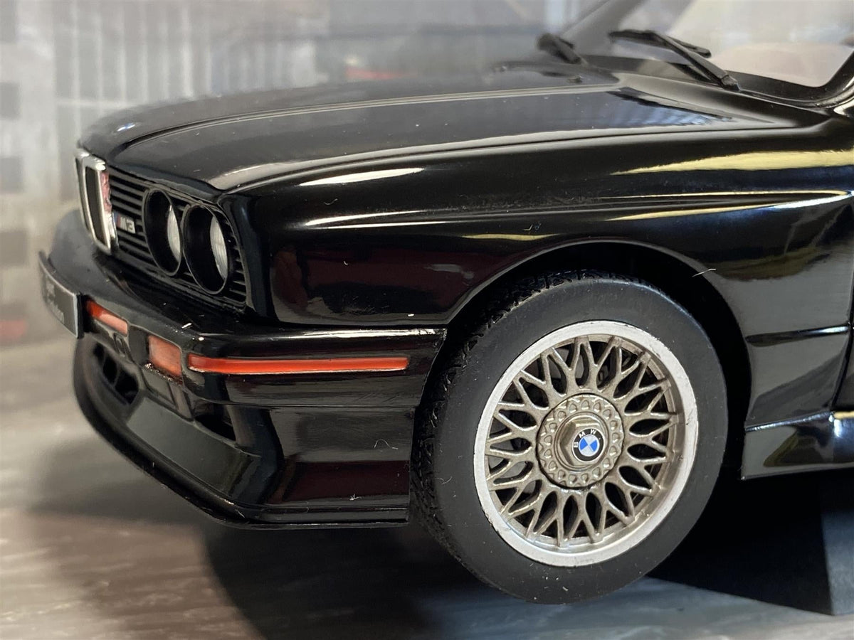 1990 BMW E30 Sport Evo Black 1/18 Diecast Model Car by Solido