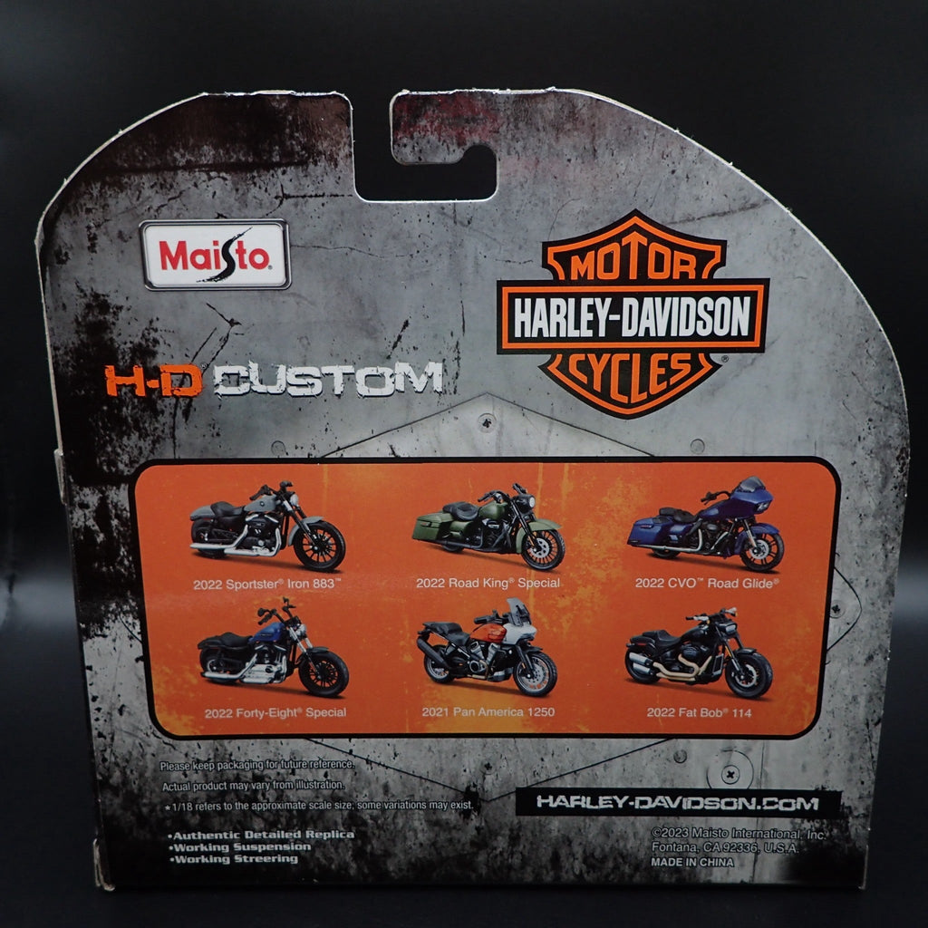 2021 21 PAN AMERICA 1250 HARLEY DAVIDSON MOTORCYCLE MAISTO SERIES 43 1/18 MODEL