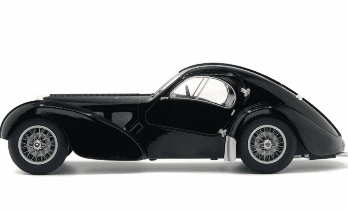 Solido 1:18 Scale 1937 Bugatti Type 57SC Atlantic â€?Diecast Model Car, Black