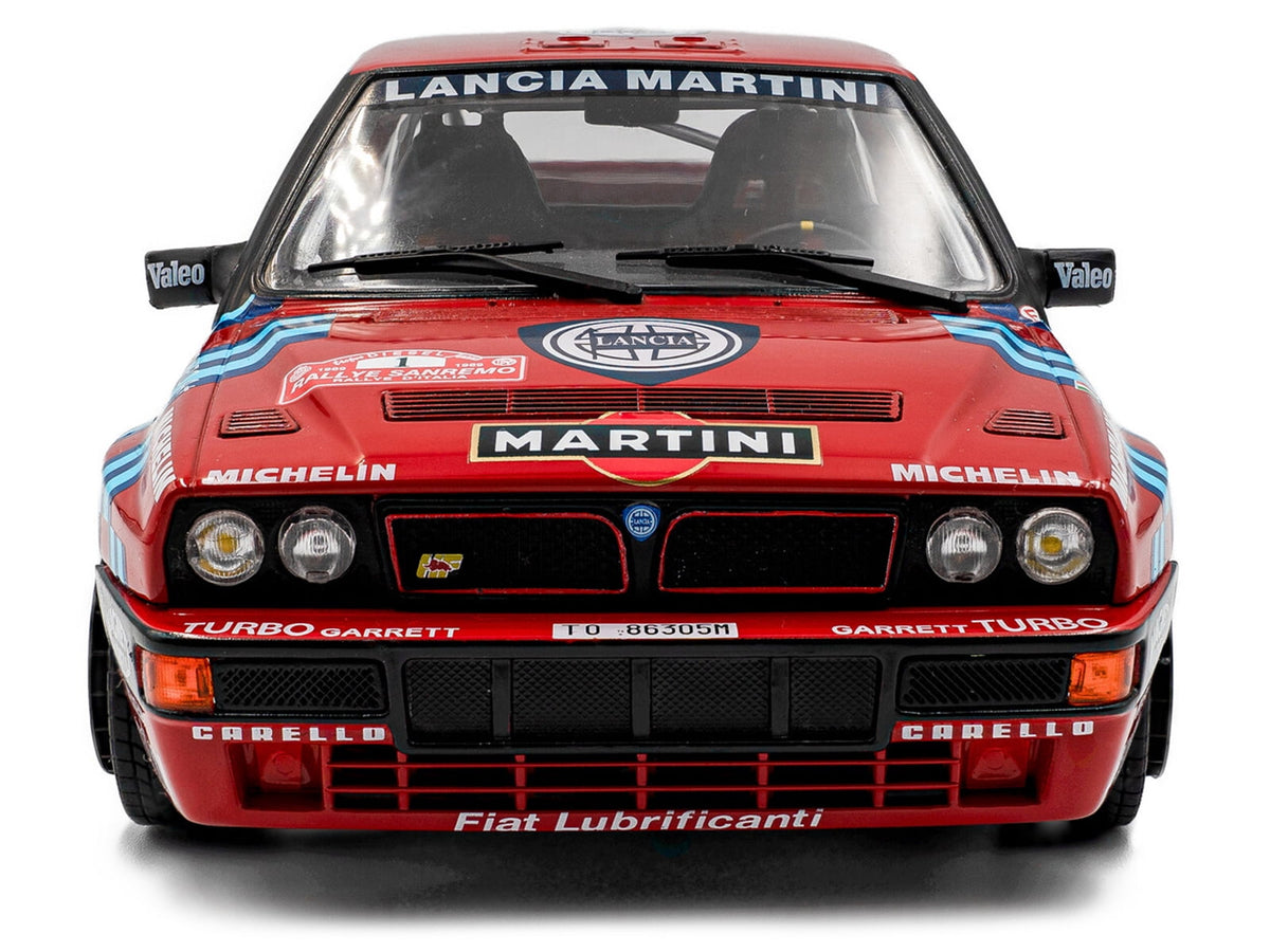Lancia Delta HF Integrale #1 Winner "Rally Sanremo" (1989) "Competition" Series 1/18 Diecast Model Car by Solido