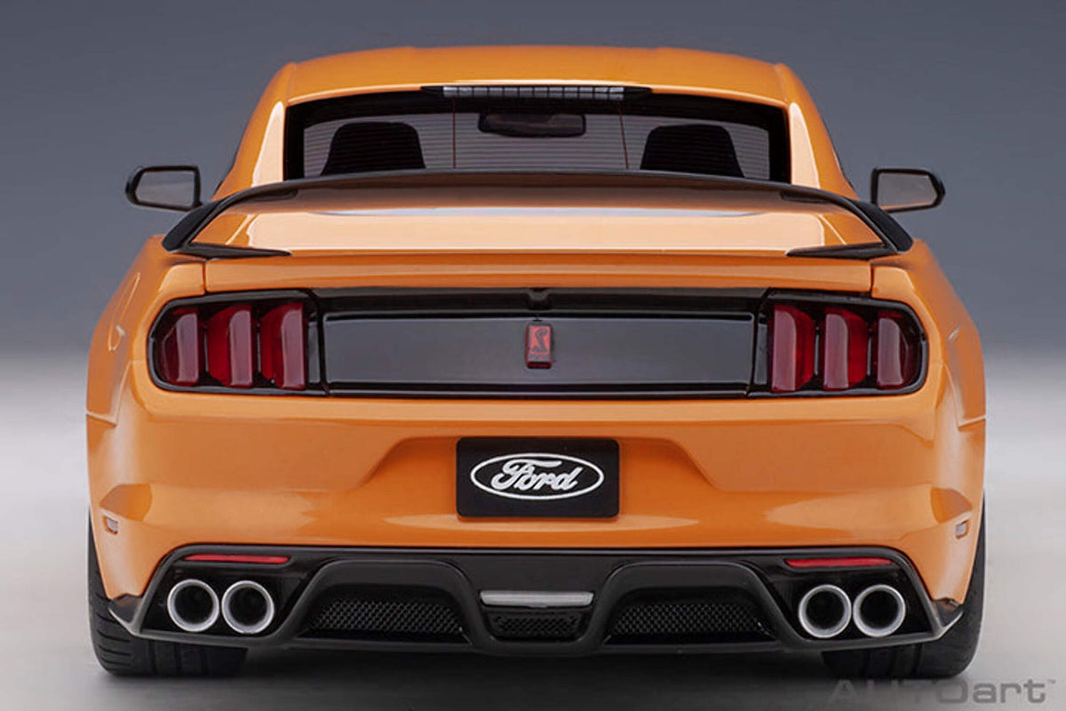 Ford Mustang Shelby GT-350R Orange Fury Metallic 1/18 Model Car by Autoart