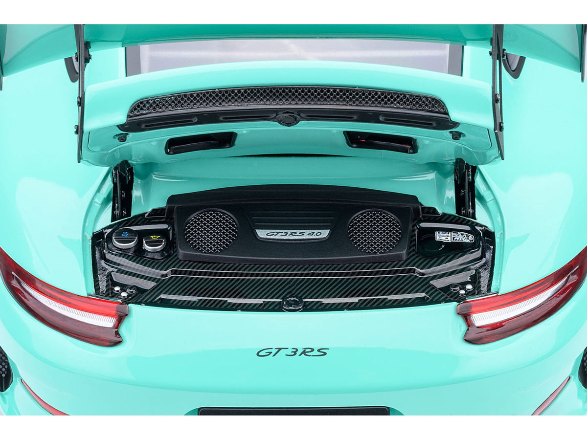Porsche 911 (991.2) GT3 RS Mint Green 1/18 Model Car by Autoart